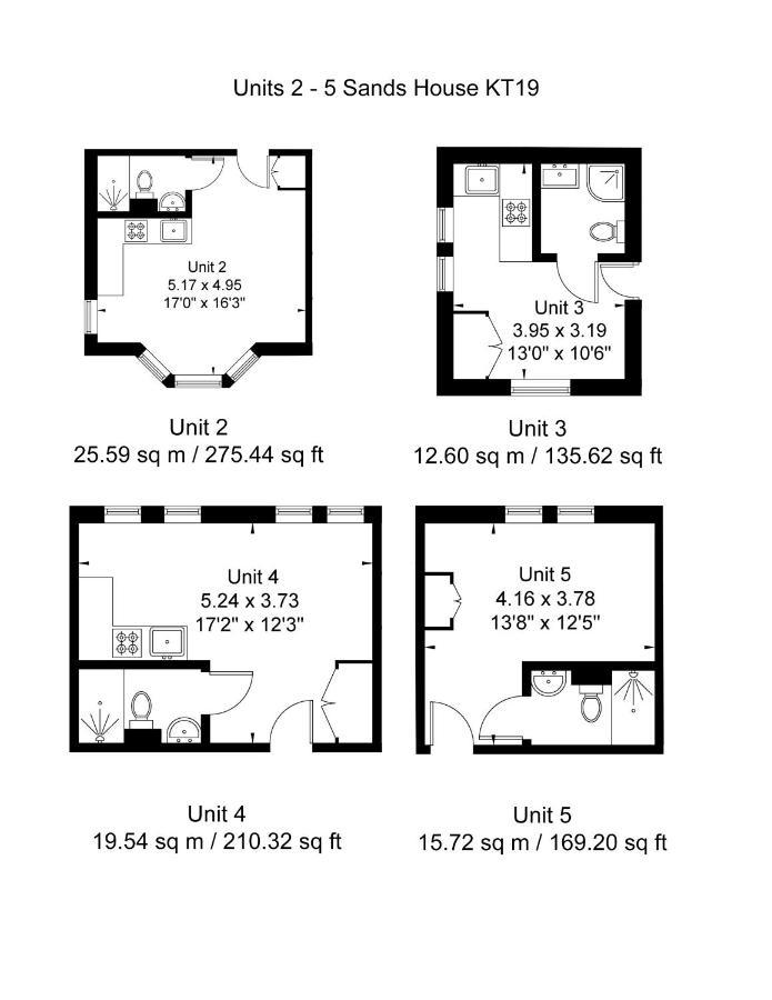 Sands House - Luxury Modern Studios With Secure Parking In Epsom, Surrey 외부 사진